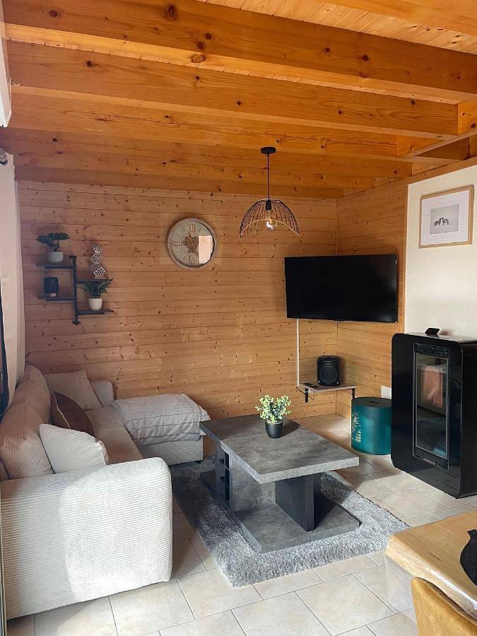 Chalet pour 6 personnes, avec jardin