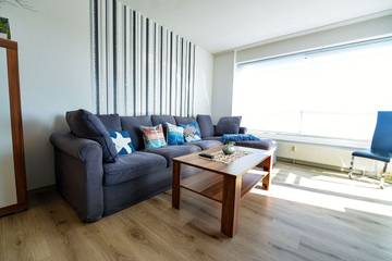 Ferienwohnung für 5 Personen, mit Sauna und Ausblick sowie Balkon, mit Haustier in Sahlenburg