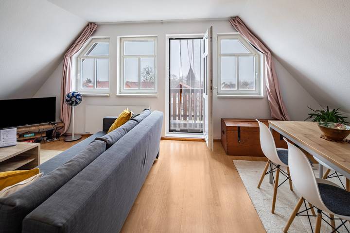 Ferienwohnung für 4 Personen, mit Balkon im Hainich - 2
