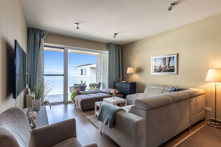 Apartament wakacyjny dla 4 osób, z Balkon i Ogród oraz Widok na jezioro w Balatonlelle