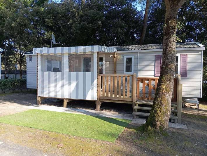 Mobil home pour 6 personnes, avec jacuzzi et terrasse ainsi que piscine et sauna à Saint-Jean-de-Monts - 3