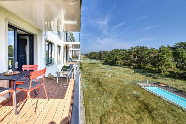 Ferienwohnung für 7 Personen, mit Balkon und Pool sowie Sauna, mit Haustier in Prora - 4