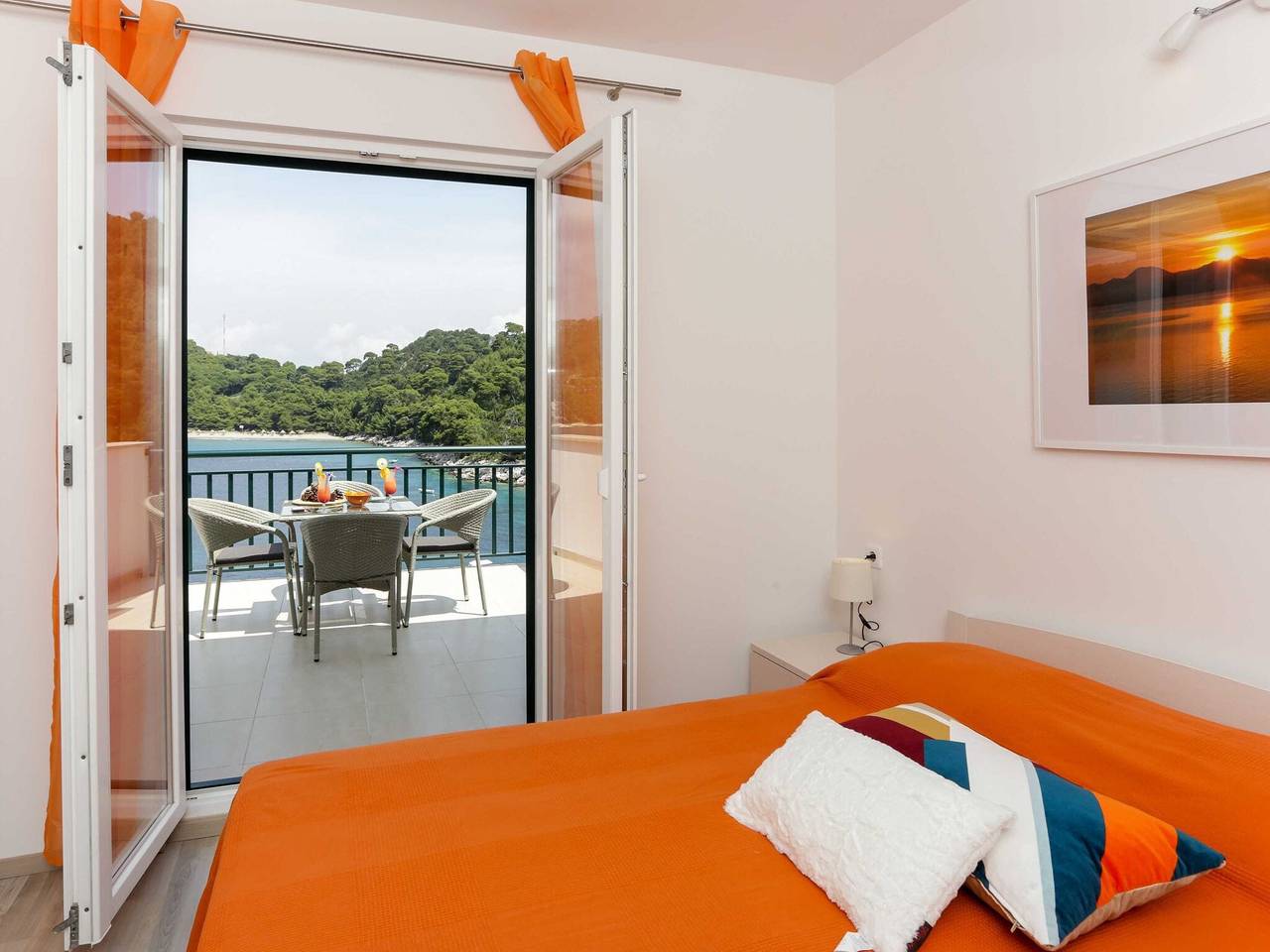 Ganze Wohnung, Apartments Posta - Comfort One-Bedroom Apartment with Terrace and Sea View - Apartman 6 in Mljet