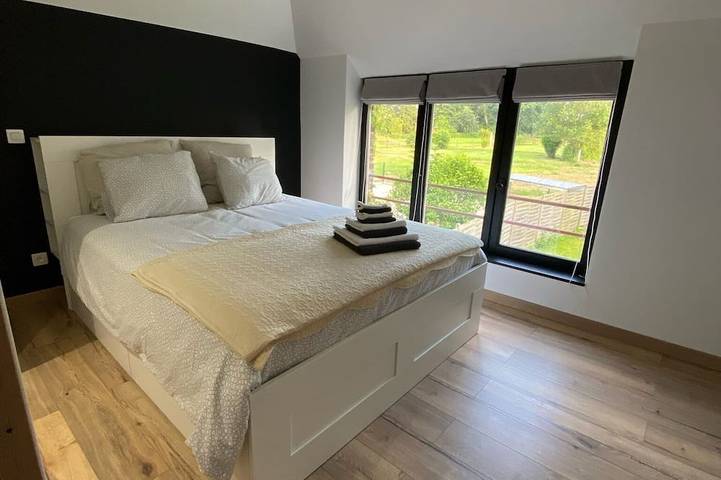 Gîte pour 6 personnes, avec jardin ainsi que piscine et terrasse à Romeries - 2