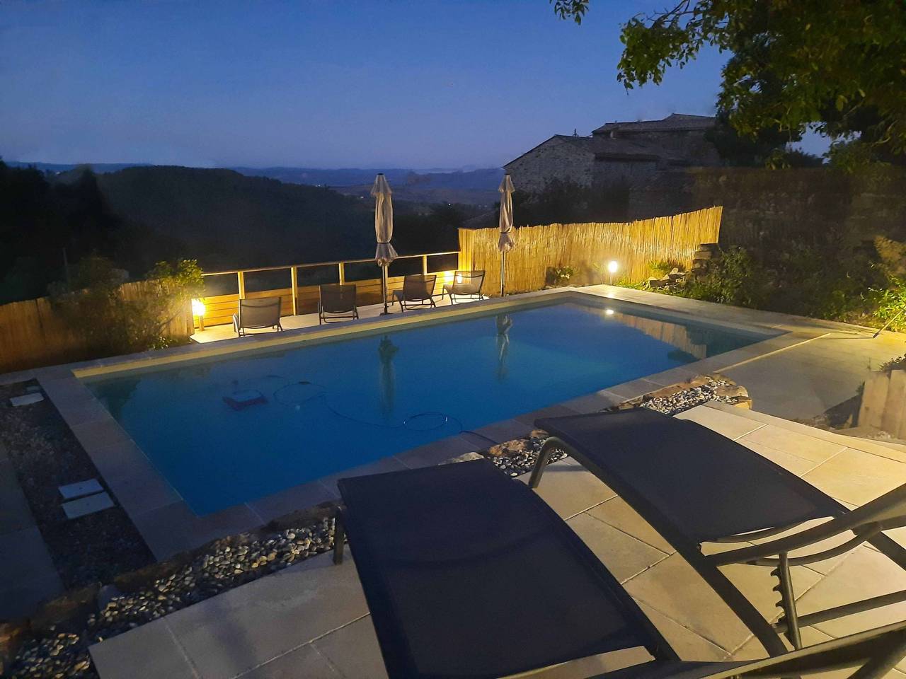 Haus "La Croix Dupuy" mit privatem Pool in Chassiers, Parc naturel régional des Monts d'Ardèche
