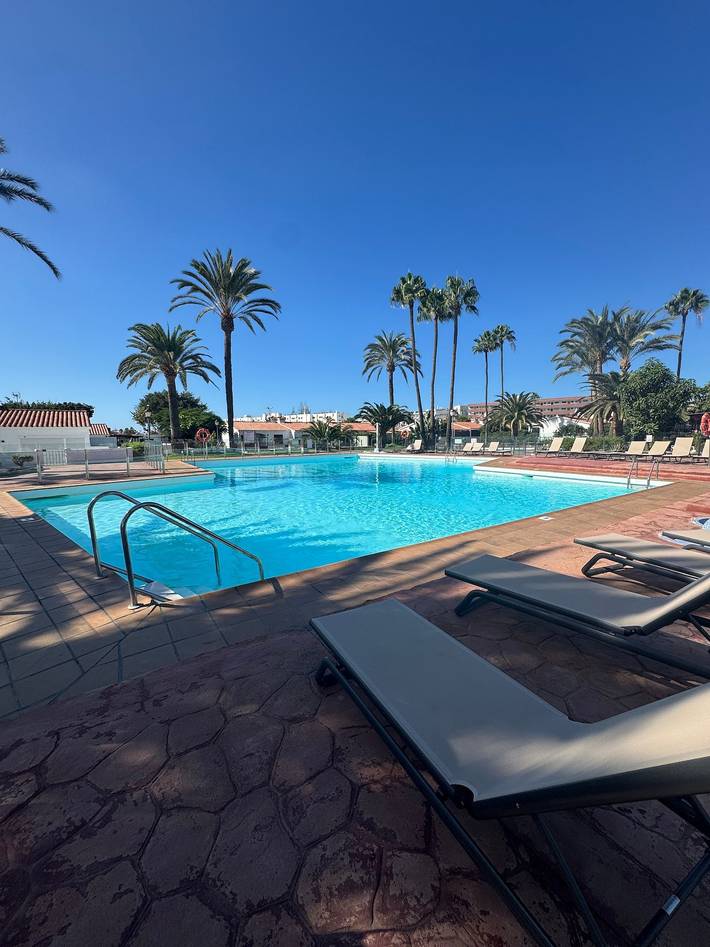 Gîte pour 4 personnes, avec bassin pour enfant à Playa del Inglés