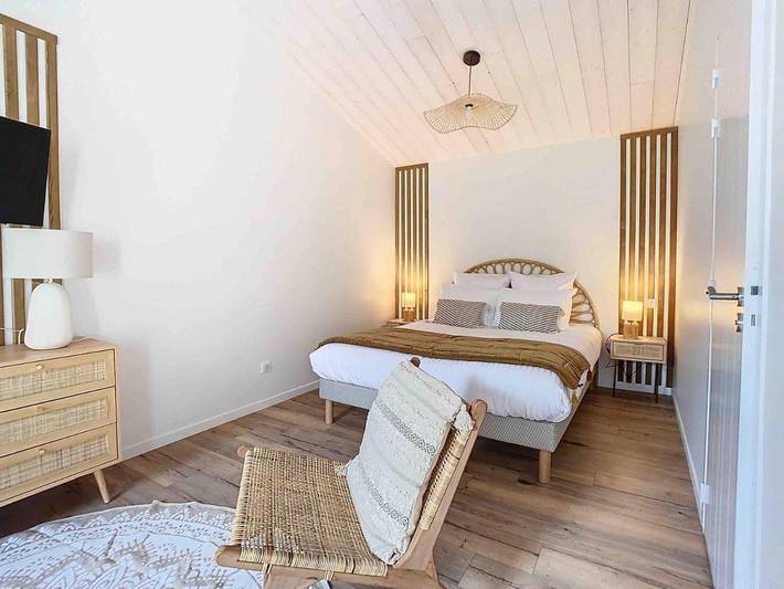 Gîte pour 3 personnes, avec Terrasse et Jardin dans Plage de la Linière