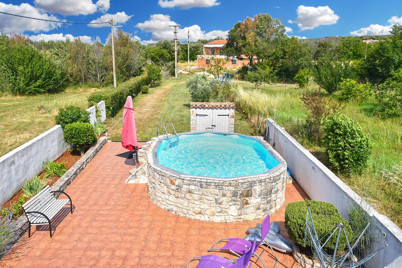 Ferienhaus für 8 Personen mit Terrasse in Peroj, Südküste Istrien