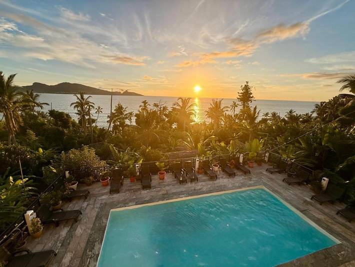 Hôtel pour 2 personnes, avec jardin ainsi que vue et piscine
