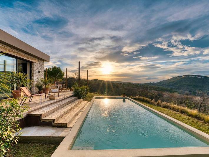 Location de vacances pour 8 personnes, avec bassin pour enfant dans La Ceze La Roque Sur Ceze - 2