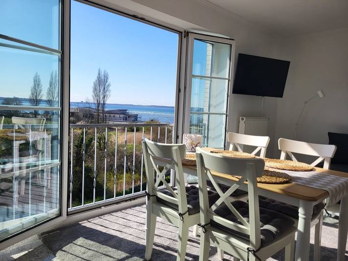 Ferienwohnung für 4 Personen, mit Ausblick, kinderfreundlich an der Kieler Bucht