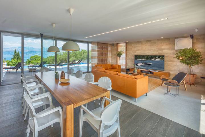 Villa pour 8 personnes, avec jardin et sauna à Splitska - 4