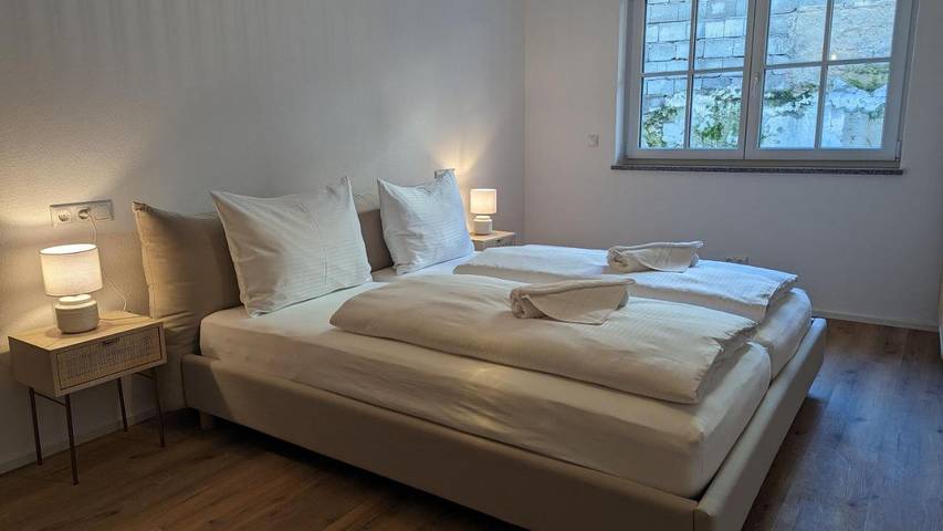 Ferienwohnung für 6 Personen, mit Balkon und Terrasse sowie Garten und Ausblick am Riegsee - 3