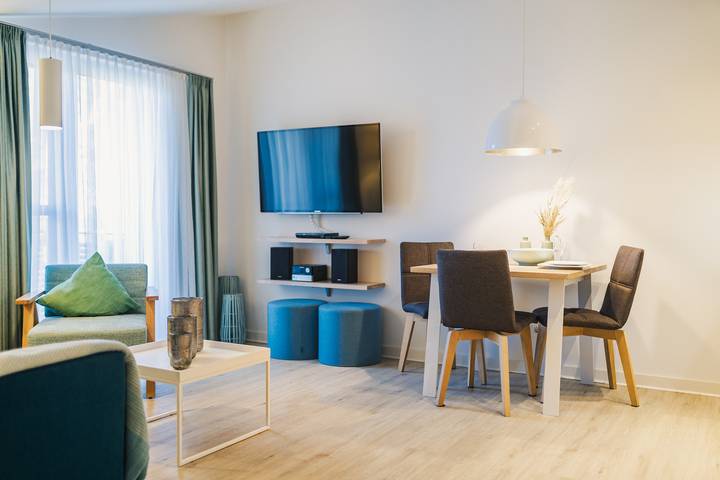 Ferienwohnung für 2 Personen, mit Balkon und Sauna in Prerow - 4