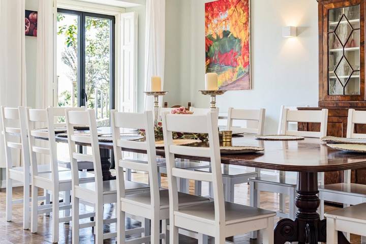 Location de vacances pour 22 personnes, avec vue ainsi que jardin et piscine, animaux acceptés à Sintra - 4