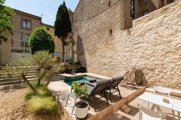 Maison d’hôte pour 2 personnes, avec jardin et vue ainsi que terrasse et piscine dans Canal De La Robine - 4