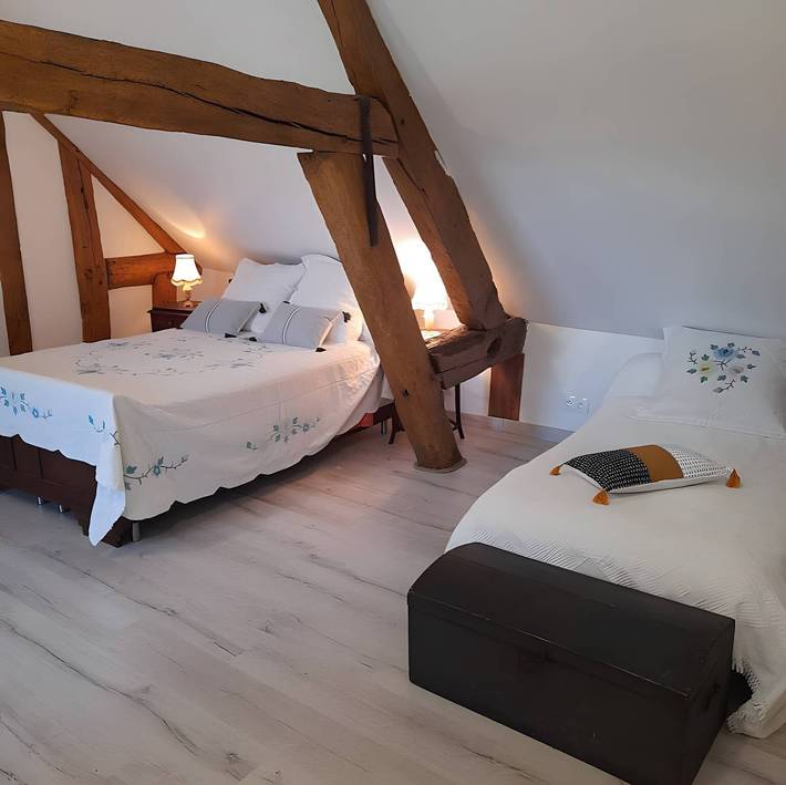 Chambre d’hôte pour 4 personnes, avec Jardin