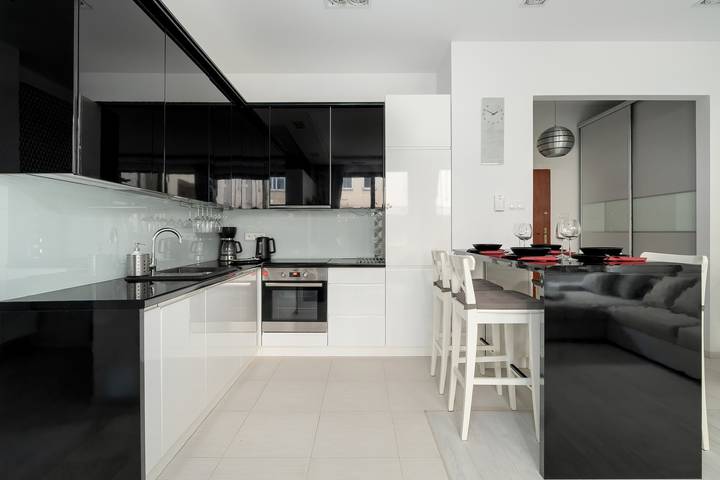 Gîte pour 4 personnes, avec balcon/terrasse, adapté aux familles à Poznań - 3