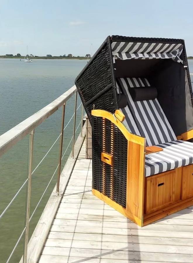 Hausboot für 5 Personen, mit Terrasse und Ausblick, mit Haustier in Schleswig-Holstein - 3