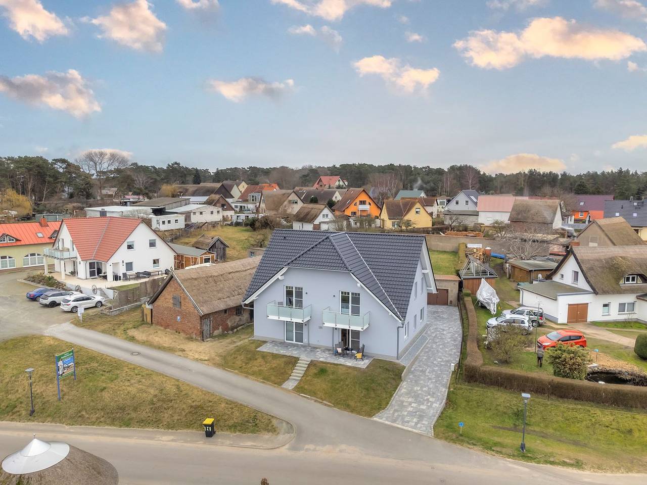 Ganze Wohnung, Willkommen in der Ferienwohnung "Achterwasserblick 1" im Ostseebad Loddin. in Loddin, Bernsteinbäder