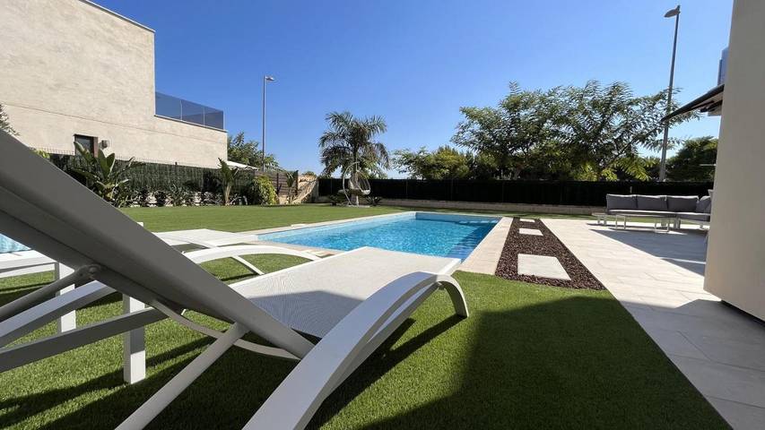Casa rural para 6 personas, con vistas además de jardín y piscina en San Javier - 4