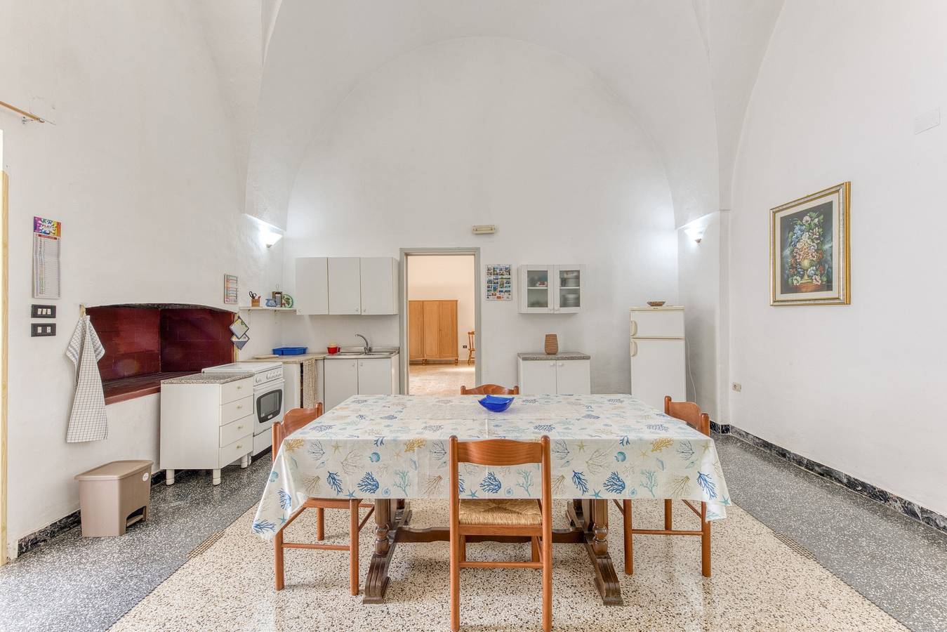 Ferienhaus 'Casa Saulle - Costruzione Tipica' mit privater Terrasse, privatem Garten und Klimaanlage in Felline, Golf von Tarent