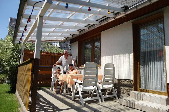 Ferienhaus für 5 Personen, mit Pool und Balkon im Erzgebirge - 4