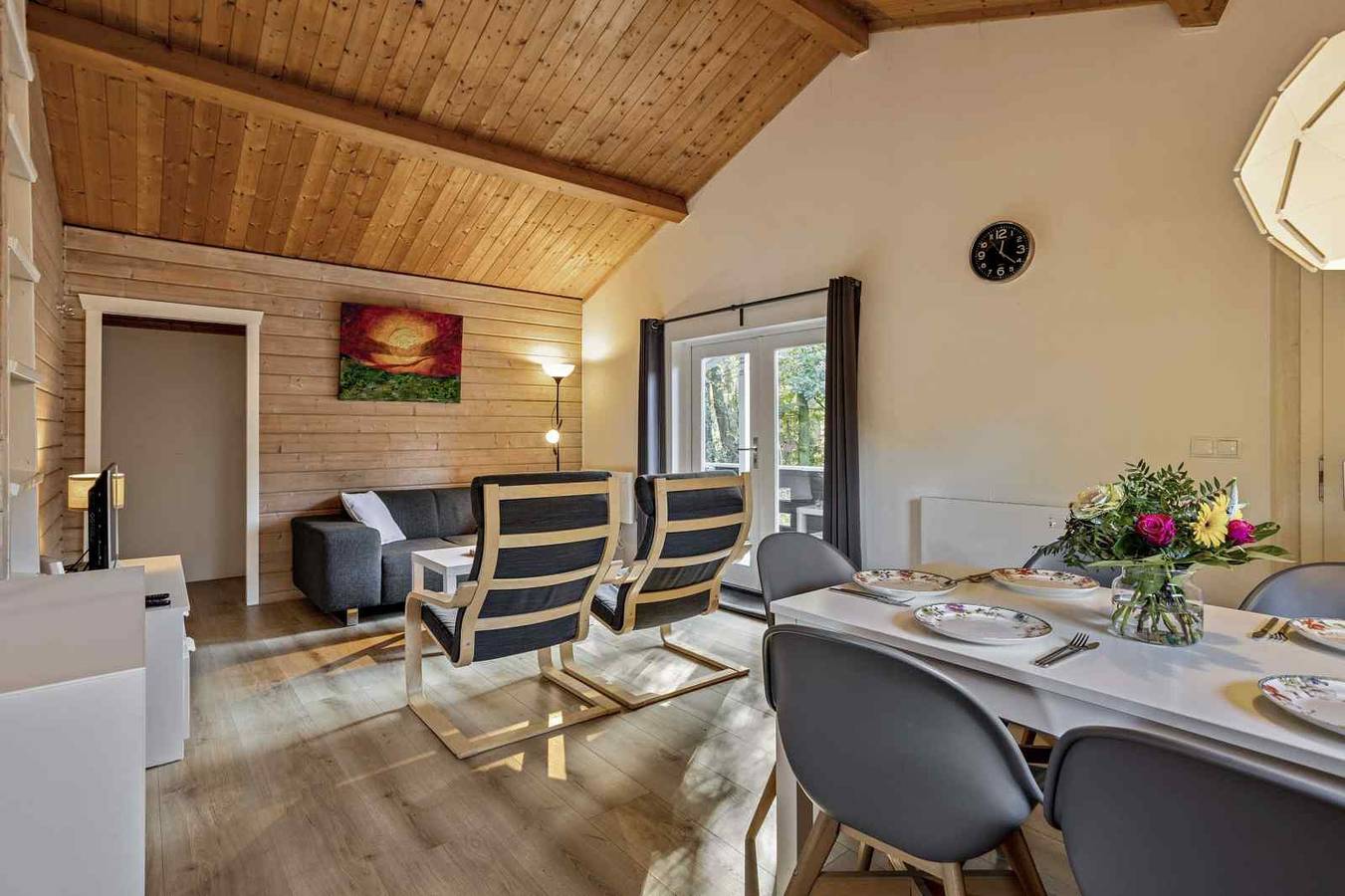 Gemütliches Blockhaus für 6 Personen im Ferienpark Wighenerhorst in Gelderland in Wijchen, Betuwe