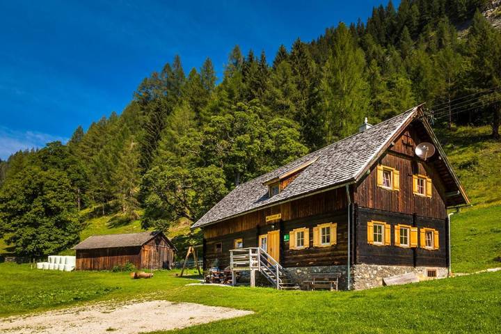 Ferienhaus für 10 Personen, mit Terrasse und Garten sowie Ausblick in Zederhaus
