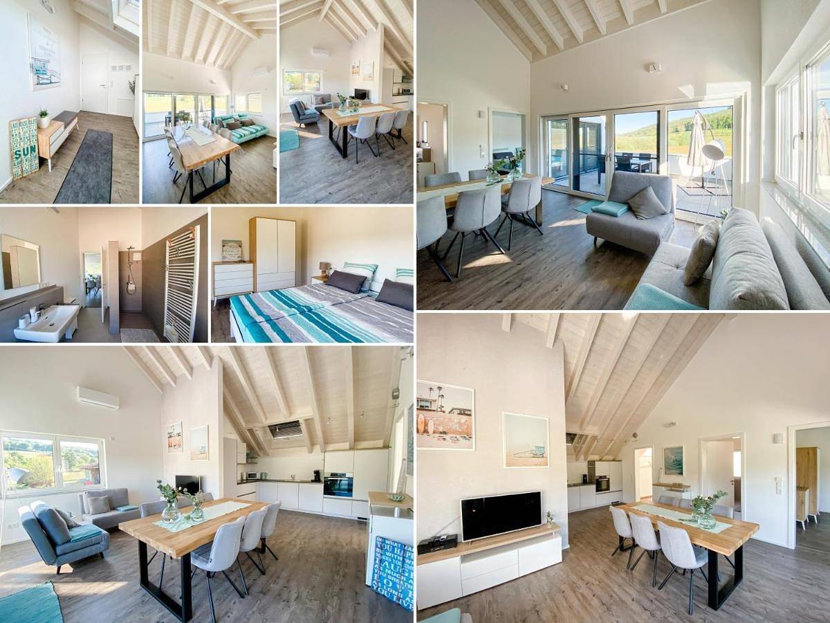 Appartement entier, Wunderschöne helle Wohnung mit großer Dachterrasse in Gottmadingen, Hegau