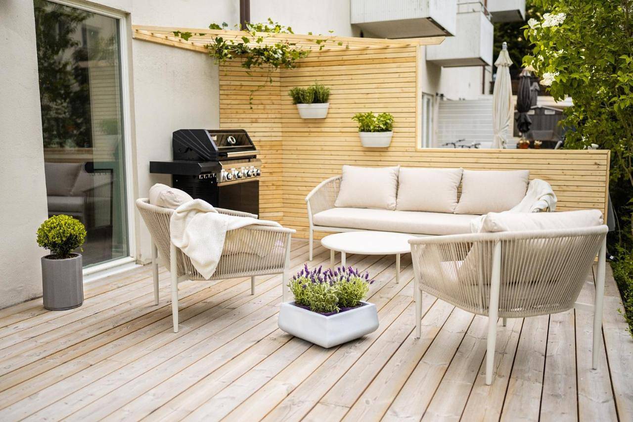 Ganze Wohnung, Unique apartment with Private Terrace & Entrance in Stockholm, Schwedische Ostsee