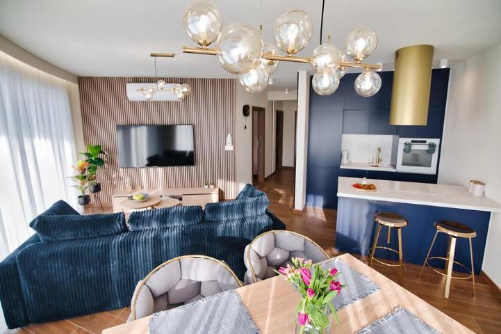 Apartament wakacyjny dla 6 osób, z ogród i sauna w Zarzecze