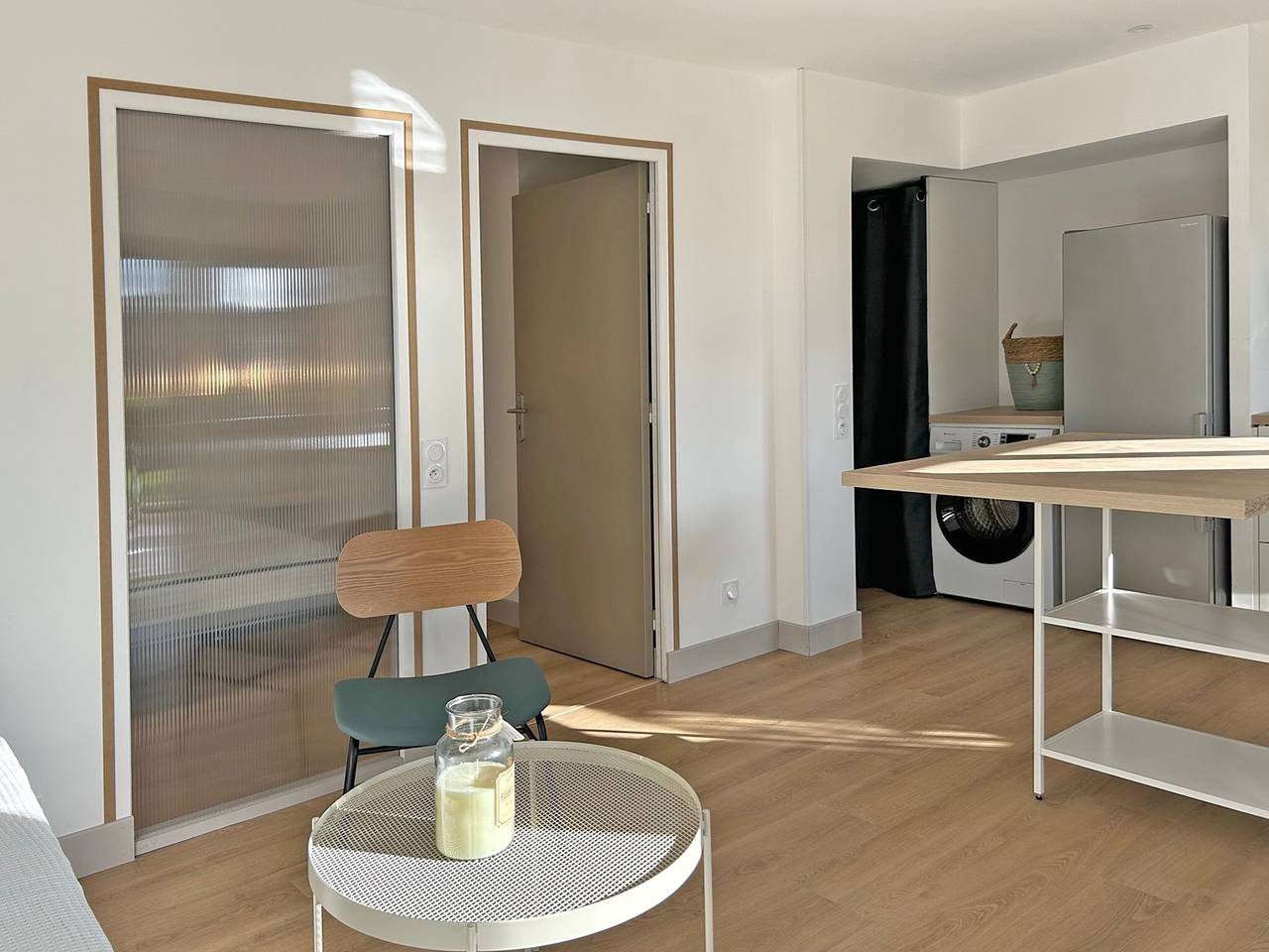 Appartement entier, Appartement de vacances "Au P'tit Colombier" avec terrasse privée et jardin partagé in Hillion, Côte de Goëlo