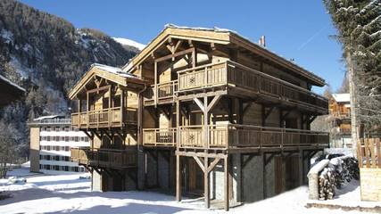 Gîte pour 7 personnes, avec sauna et balcon dans Zinal