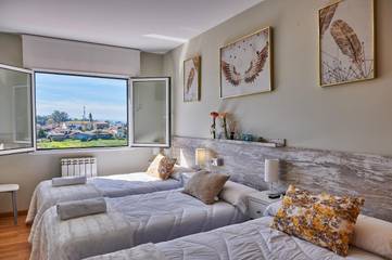 Maison d’hôte pour 3 personnes, avec vue et terrasse dans O Pedrouzo