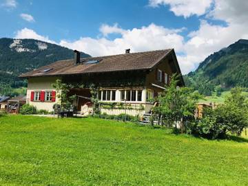 Ferienwohnung für 5 Personen, mit Garten und Terrasse, kinderfreundlich in Au