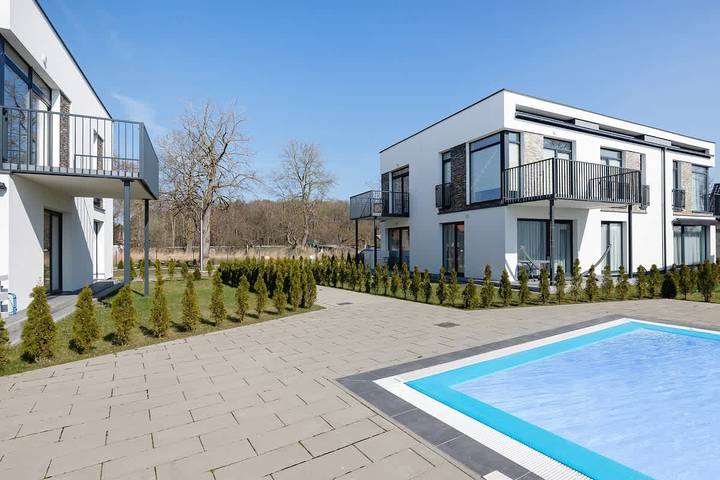 Apartament wakacyjny dla 4 osób, z Ogród i Basen w Łukęcin