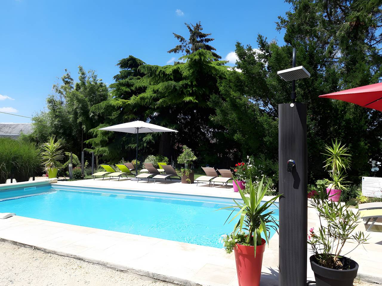Gite des Coteaux Piscine climatisation in Sainte-Maure-de-Touraine, Région de Chinon