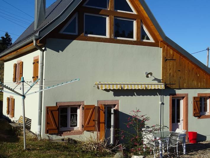 Location de vacances pour 2 personnes, avec terrasse à Labaroche