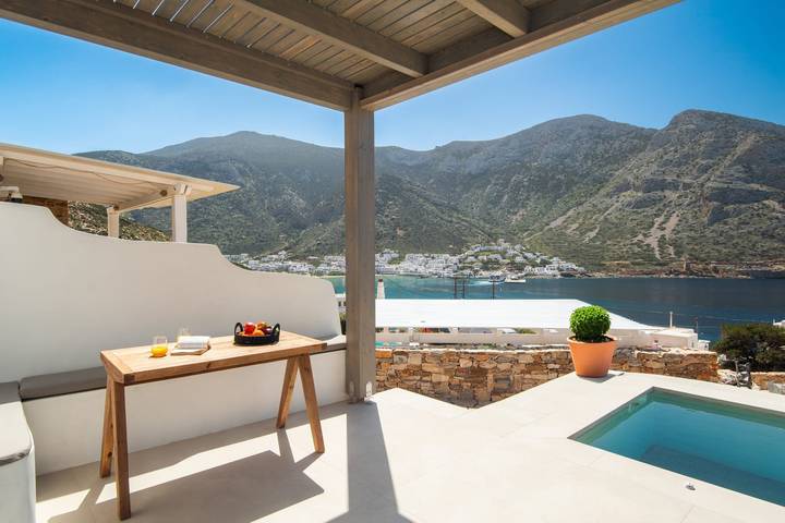 Location de vacances pour 2 personnes, avec vue sur l’océan et terrasse dans Sifnos - 2