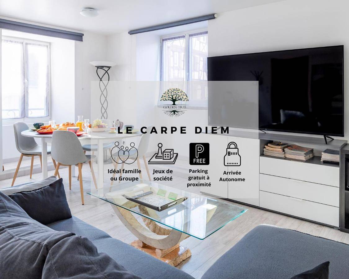 Appartement entier, Gite Le Carpe Diem - Classé 3 étoiles - Parking, wifi, jeux société in Marmoutier (Bas-Rhin), Région de Saverne