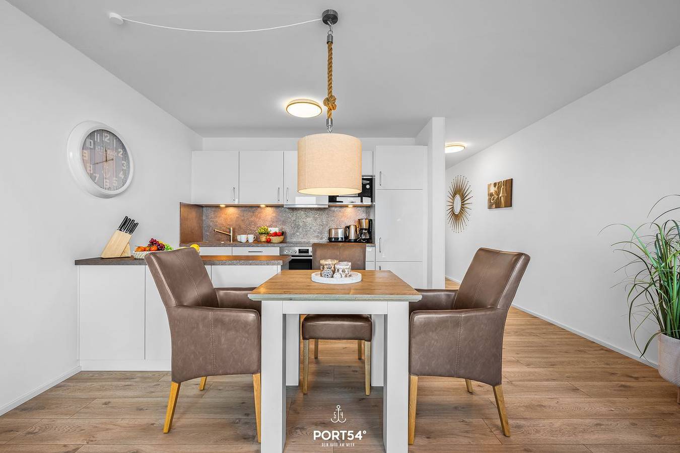 Ganze Wohnung, St. Malo - 2. Stock, Balkon, Hafenblick, Waschmaschine, eigener Parkplatz in Olpenitz, Kappeln