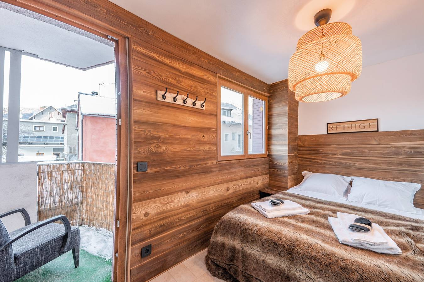 Apartamento entero, Apartamento de vacaciones para 8 personas con balcón in Briançon, Serre Chevalier