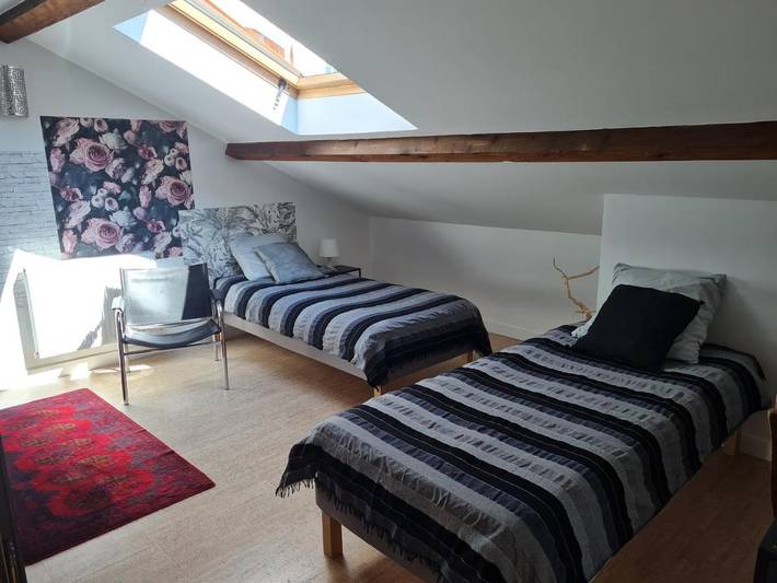 Location de vacances pour 4 personnes, avec jacuzzi ainsi que piscine et jardin à Oullins - 4