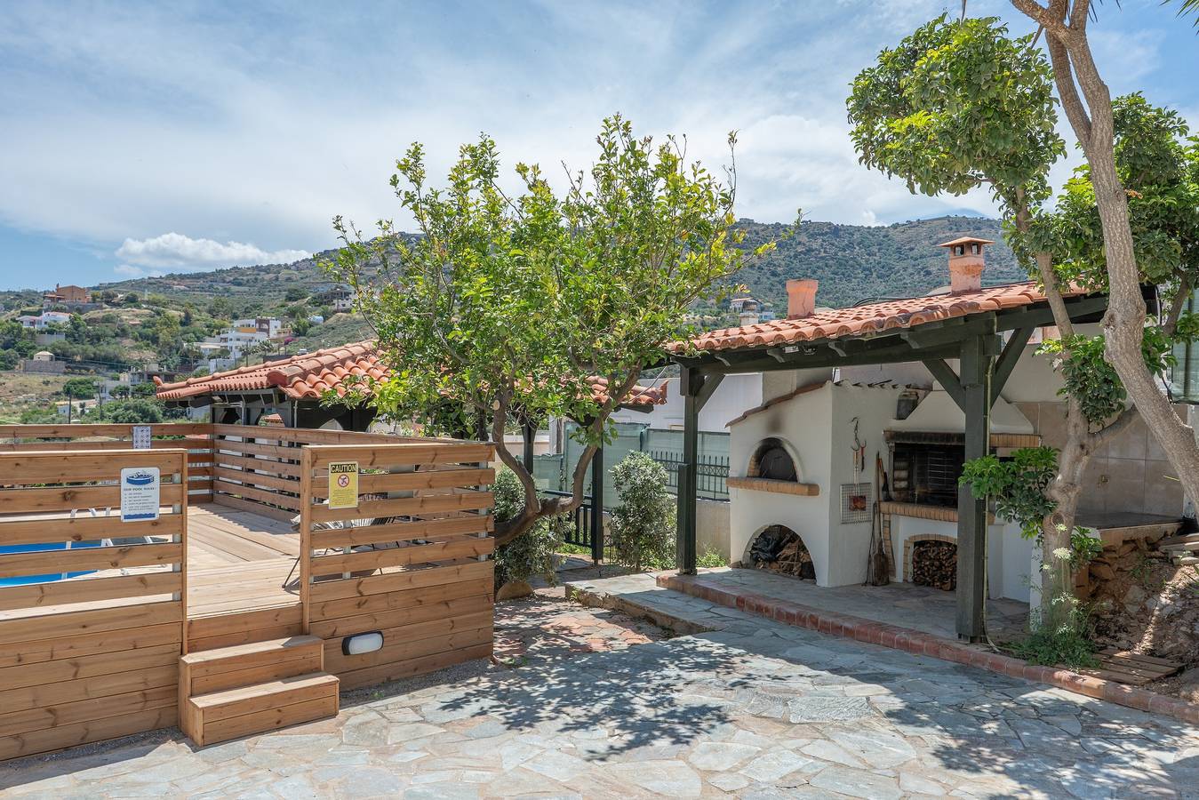 Ferienhaus 'Villa Melenia 1' mit privatem Pool, 5 Min. zum Meer, Wlan & Klimaanlage in Agia Pelagia, Achlada