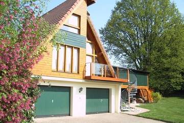 Maison de campagne pour 6 personnes, avec balcon et jardin, animaux acceptés dans Hultehouse