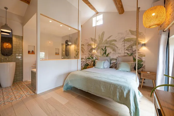 Chambre d’hôte pour 2 personnes, avec terrasse ainsi que jardin et jacuzzi - 1