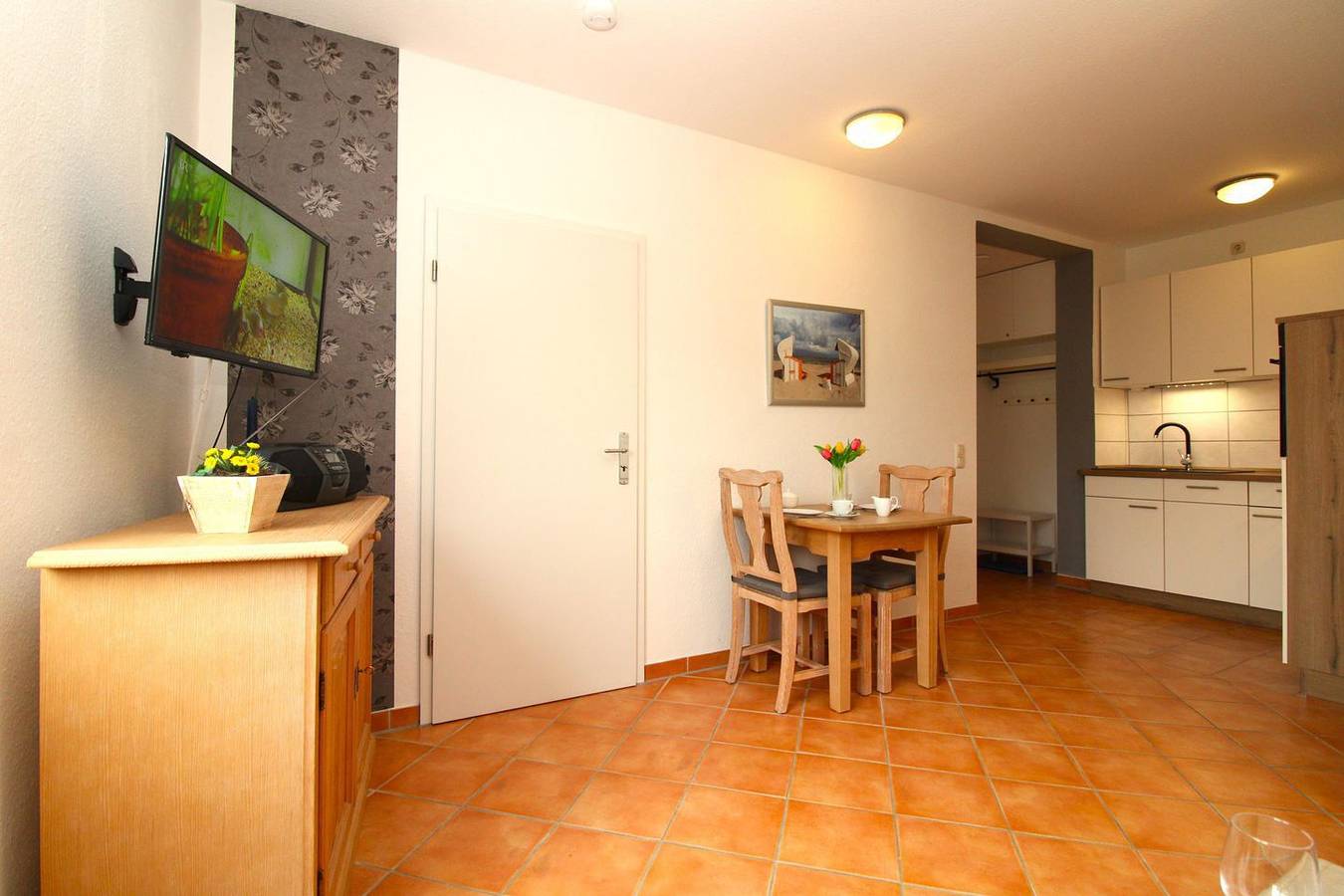 Ganze Wohnung, Haus Kühlung Fewo 8: strandnahe 2-Zimmer-Fewo mit französischem Balkon in Kühlungsborn, Mecklenburgische Ostseeküste