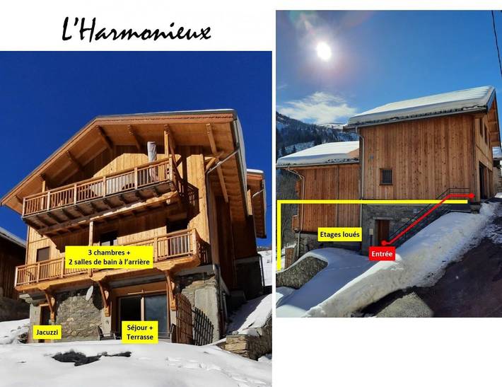 Gîte pour 8 personnes, avec terrasse ainsi que sauna et jacuzzi à La Léchère - 2