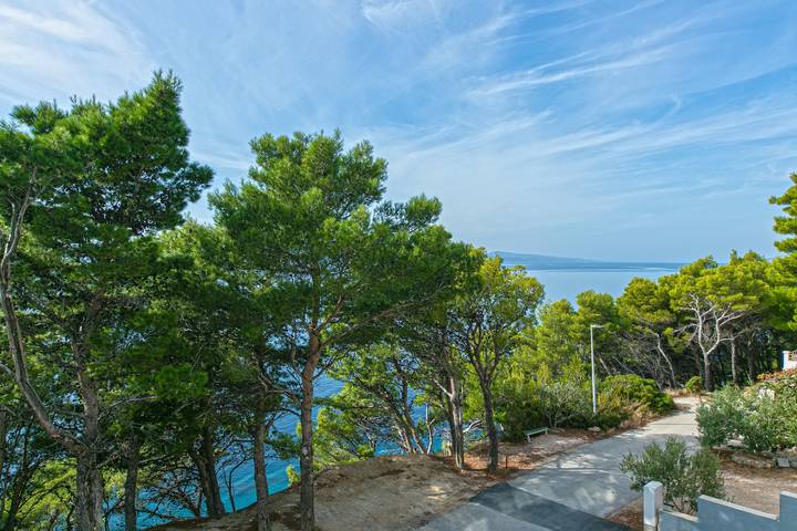 Ferienwohnung für 2 Personen, mit Sauna und Pool sowie Balkon/Terrasse an der Makarska Riviera